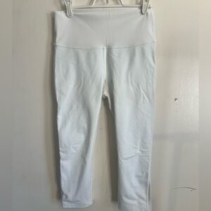White lululemon leggings Size 8